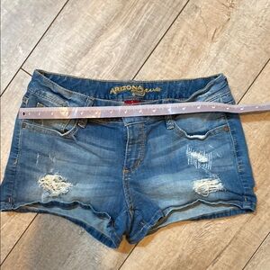 Arizona Jean Company Juniors Blue Denim Shorts
